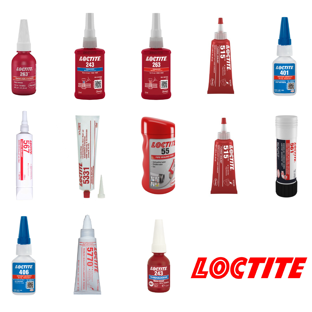 Loctite Threadlockers, Thread Sealants and Adhesives